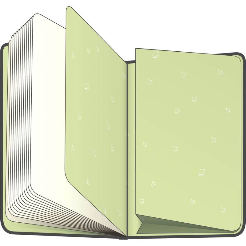Notes Malý princ – Planet, čistý, 13 × 21 cm Notes Malý princ – Planet, čistý, 13 × 21 cm