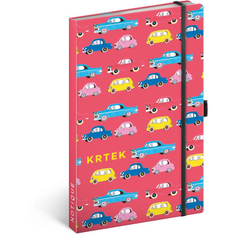 Notes Krtek Auta, linkovaný, 13 × 21 cm Notes Krtek Auta, linkovaný, 13 × 21 cm