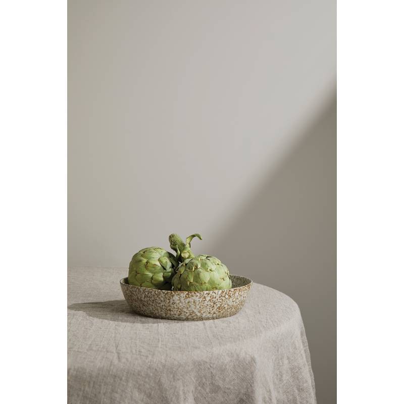 Servírovací mísa VINGA Nuvem, hnědá béžová Servírovací mísa VINGA Nuvem, hnědá béžová