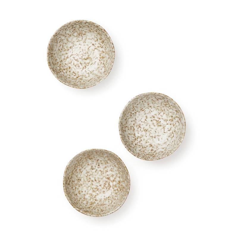 Sada malých servírovacích misiek 3ks VINGA Nuvem, hnedá béžová Sada malých servírovacích misiek 3ks VINGA Nuvem, hnedá béžová