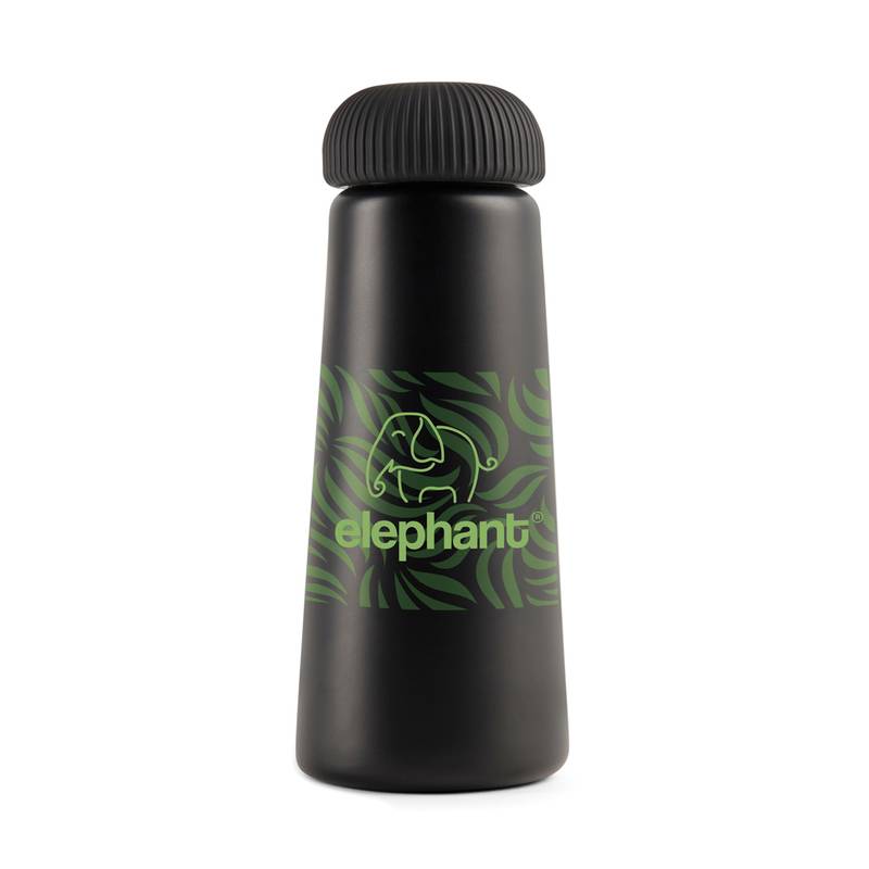 Termo fľaša VINGA Erie 450ml z RCS recyklovanej nerezovej ocele, čierna Termo fľaša VINGA Erie 450ml z RCS recyklovanej nerezovej ocele, čierna