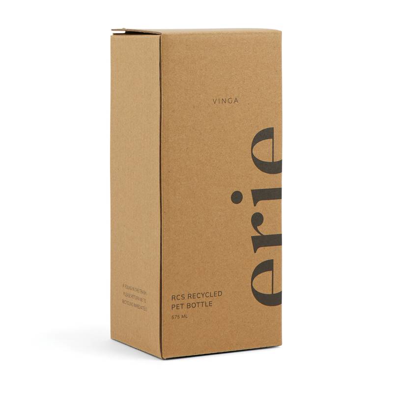 Fľaša na vodu VINGA Erie 575ml z RCS RPET, transparentná Fľaša na vodu VINGA Erie 575ml z RCS RPET, transparentná