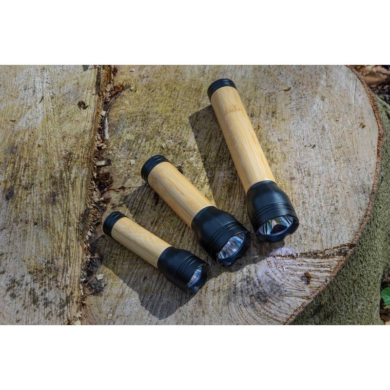 USB svietidlo Lucid 5W z RCS recyklovaného plastu a bambusu, čierna - hnedá USB svietidlo Lucid 5W z RCS recyklovaného plastu a bambusu, čierna - hnedá