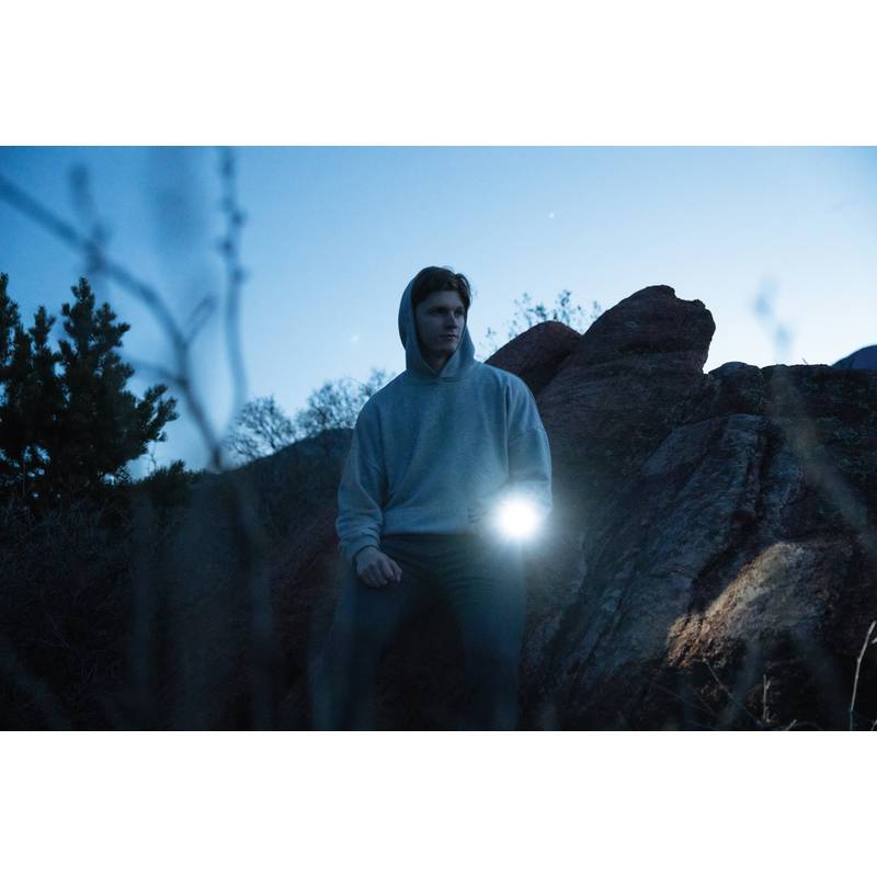 USB svietidlo Lucid 5W z RCS recyklovaného plastu a bambusu, čierna - hnedá USB svietidlo Lucid 5W z RCS recyklovaného plastu a bambusu, čierna - hnedá