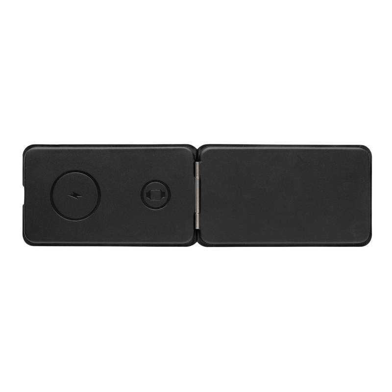 Magnetická bezdrôtová nabíjačka 3v1 Swiss Peak 15W z RCS PU, čierna Magnetická bezdrôtová nabíjačka 3v1 Swiss Peak 15W z RCS PU, čierna