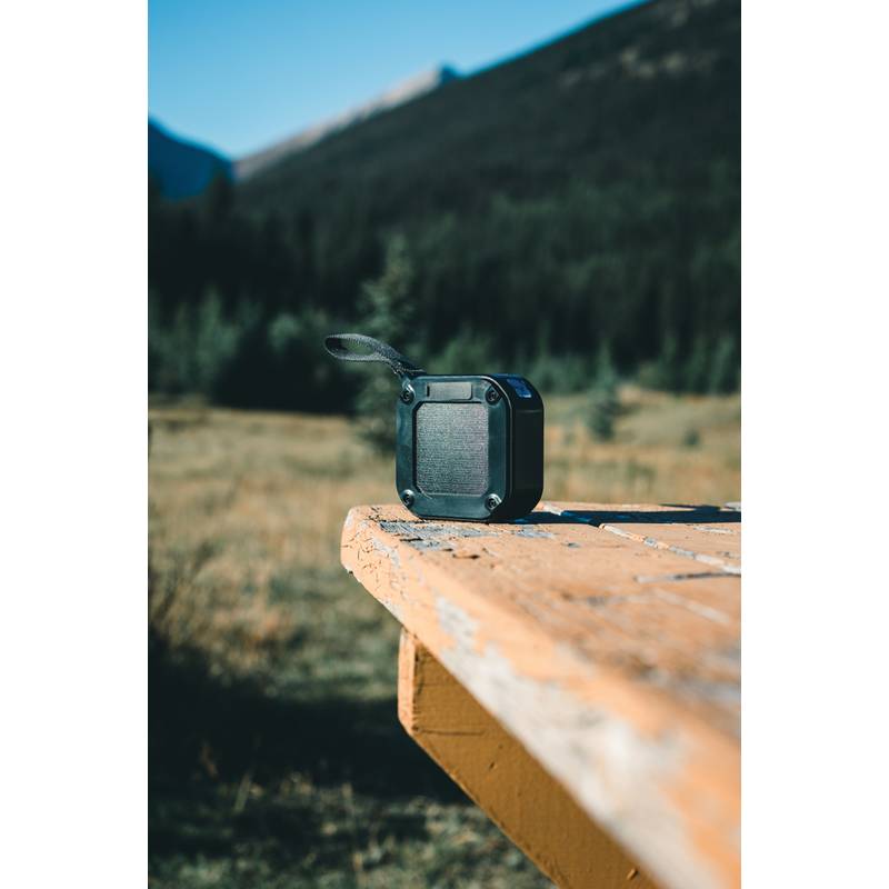 Solárny reproduktor Sunwave 3W z RCS recyklovaného plastu, čierna Solárny reproduktor Sunwave 3W z RCS recyklovaného plastu, čierna