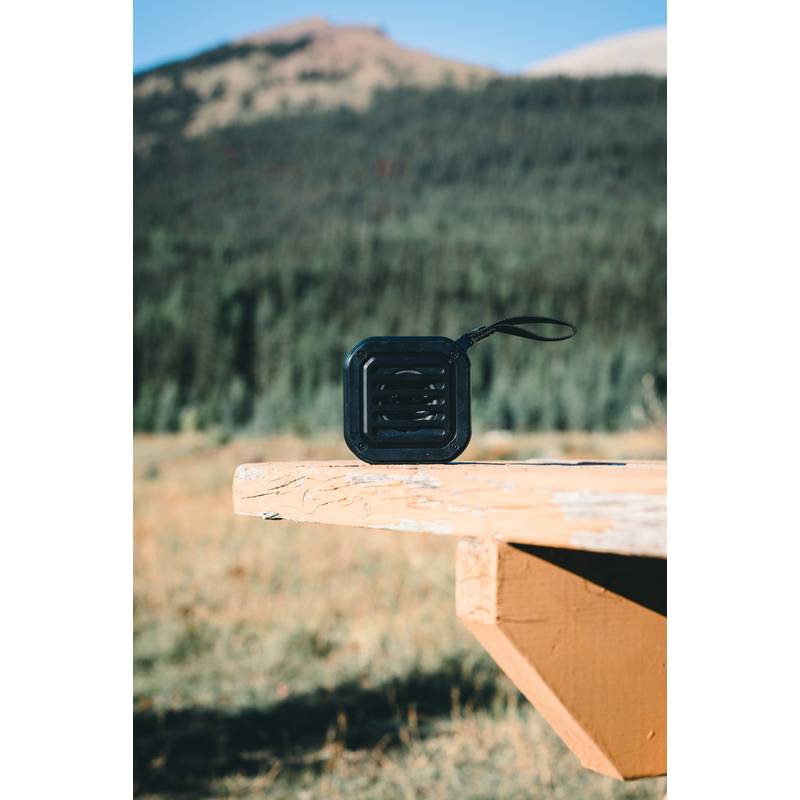 Solárny reproduktor Sunwave 3W z RCS recyklovaného plastu, čierna Solárny reproduktor Sunwave 3W z RCS recyklovaného plastu, čierna