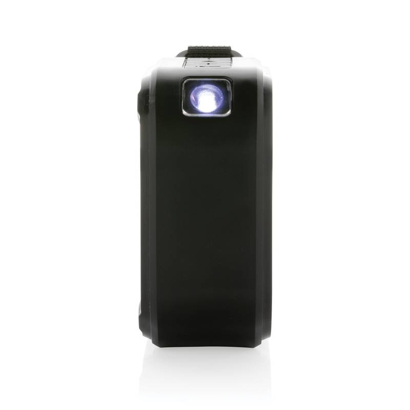 Solárny reproduktor Sunwave 3W z RCS recyklovaného plastu, čierna Solárny reproduktor Sunwave 3W z RCS recyklovaného plastu, čierna