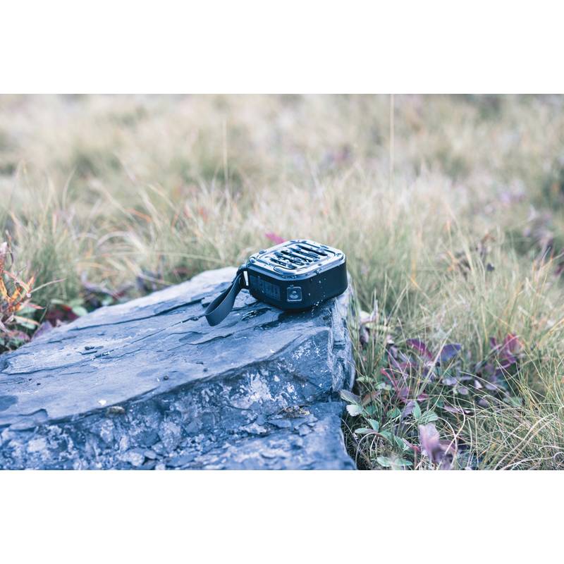 Solárny reproduktor Sunwave 3W z RCS recyklovaného plastu, čierna Solárny reproduktor Sunwave 3W z RCS recyklovaného plastu, čierna