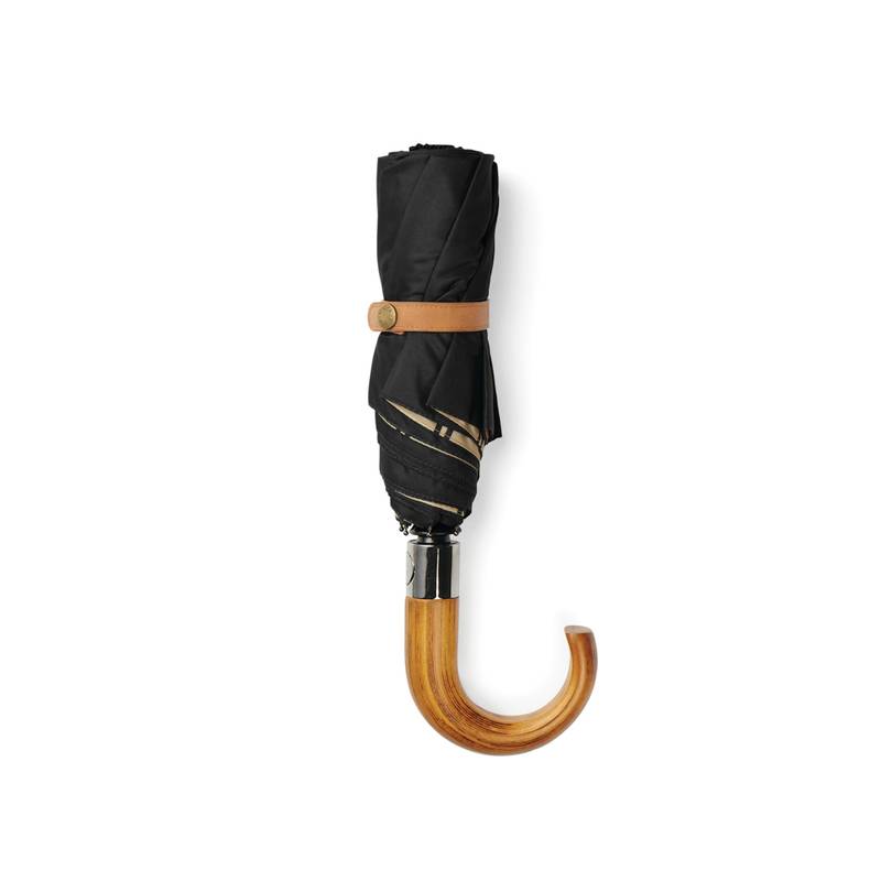 21" skladací dáždnik VINGA Bosler z RPET AWARE™, čierna 21" skladací dáždnik VINGA Bosler z RPET AWARE™, čierna