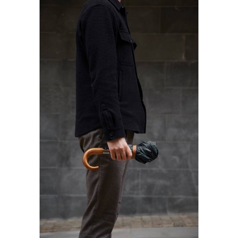 21" skladací dáždnik VINGA Bosler z RPET AWARE™, čierna 21" skladací dáždnik VINGA Bosler z RPET AWARE™, čierna