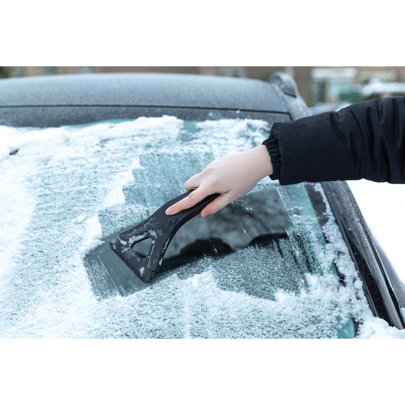 Škrabka na ľad Polard 3v1 z RCS recyklovaného plastu, čierna Škrabka na ľad Polard 3v1 z RCS recyklovaného plastu, čierna