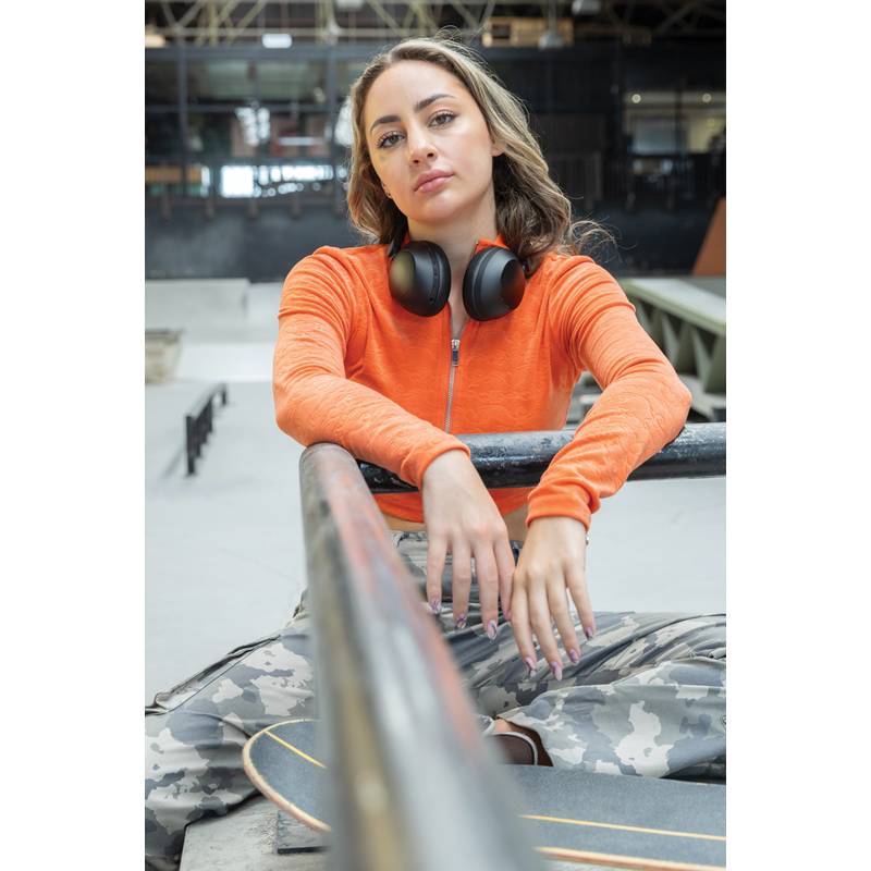 ANC sluchátka Urban Vitamin Cupertino z RCS rec. plastu, černá ANC sluchátka Urban Vitamin Cupertino z RCS rec. plastu, černá