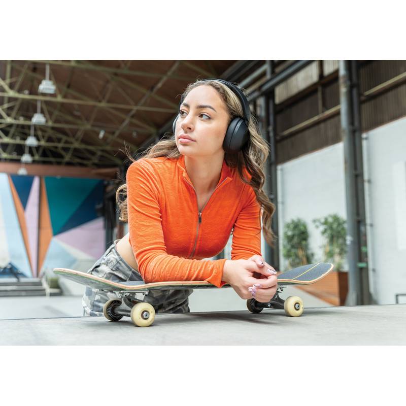 ANC sluchátka Urban Vitamin Cupertino z RCS rec. plastu, černá ANC sluchátka Urban Vitamin Cupertino z RCS rec. plastu, černá