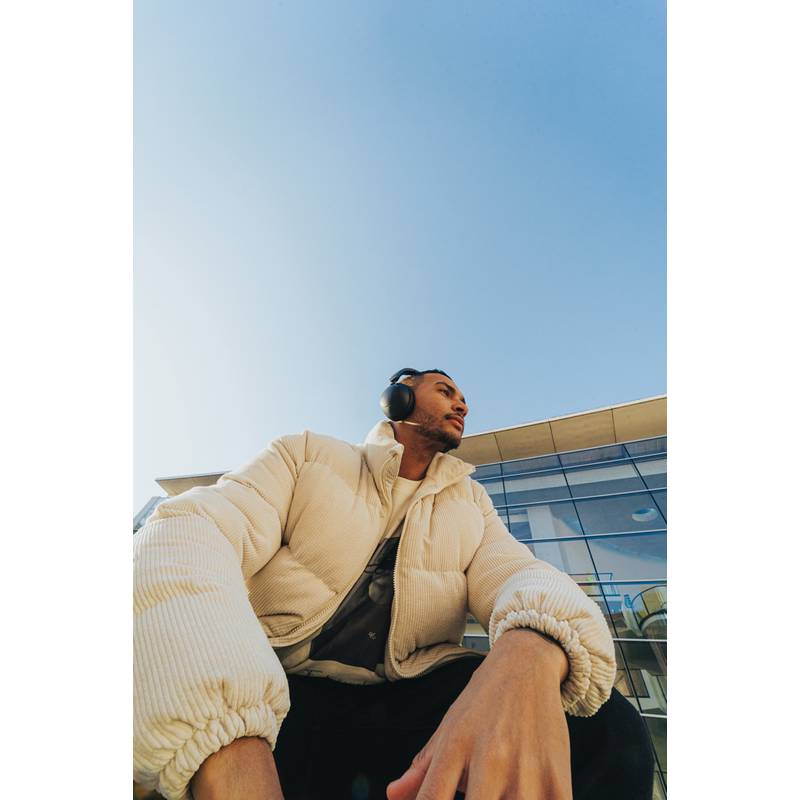 ANC sluchátka Urban Vitamin Cupertino z RCS rec. plastu, černá ANC sluchátka Urban Vitamin Cupertino z RCS rec. plastu, černá