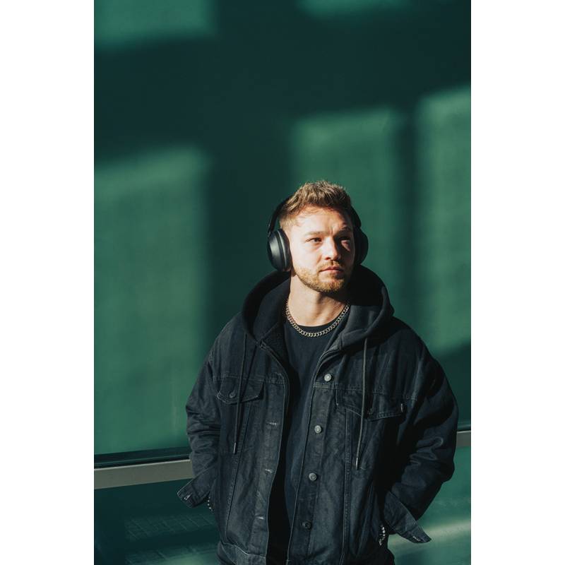 ANC sluchátka Urban Vitamin Cupertino z RCS rec. plastu, černá ANC sluchátka Urban Vitamin Cupertino z RCS rec. plastu, černá