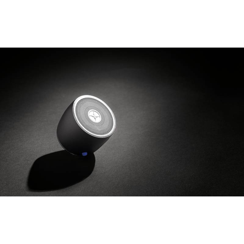 Basový reproduktor Swiss Peak 3W z RCS recykl. hliníku, šedá Basový reproduktor Swiss Peak 3W z RCS recykl. hliníku, šedá