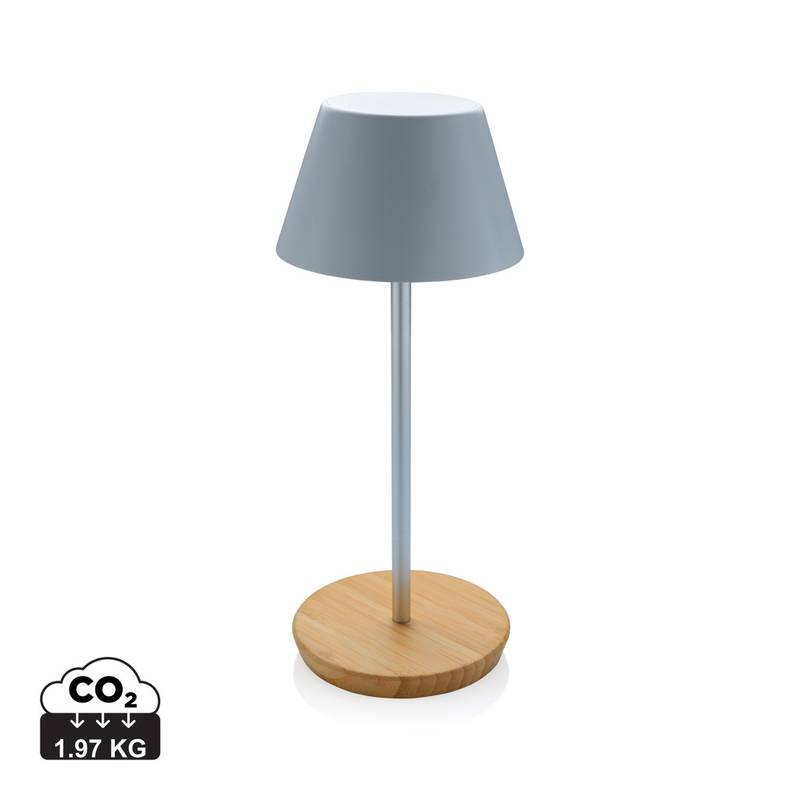 USB stolná lampa Pure Glow z RCS recykl. plastu, biela USB stolná lampa Pure Glow z RCS recykl. plastu, biela