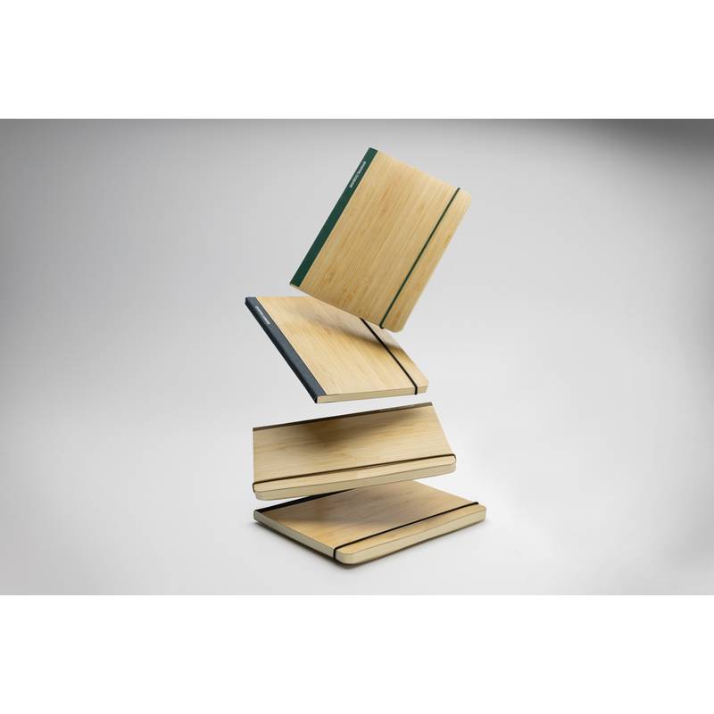 Zápisník Scribe A5 s měkkým bambusovým obalem, černá Zápisník Scribe A5 s měkkým bambusovým obalem, černá