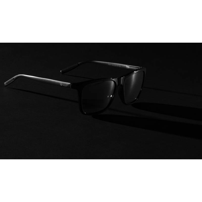 Polarizační sluneční brýle Swiss Peak z RCS recykl. plastu, černá Polarizační sluneční brýle Swiss Peak z RCS recykl. plastu, černá