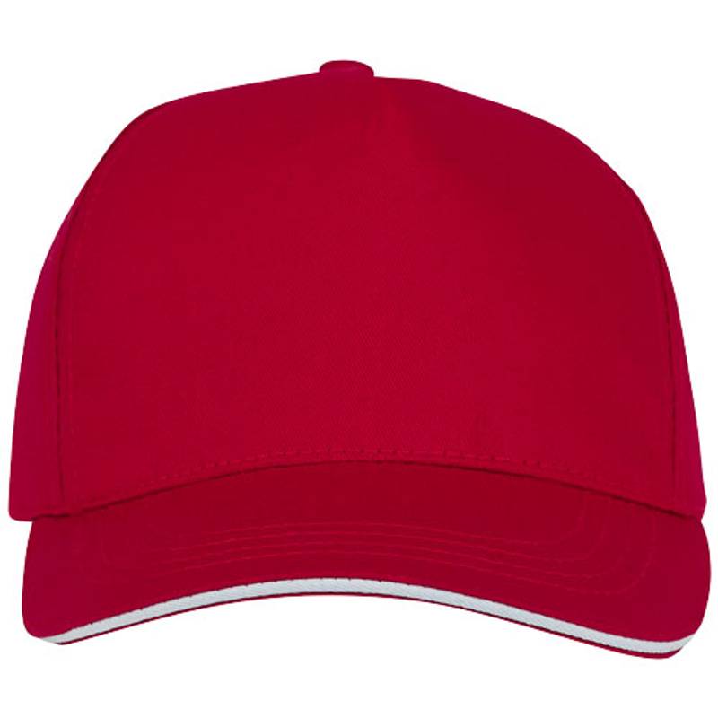 Šiltovka Ceto 5 panelová, červená Šiltovka Ceto 5 panelová, červená