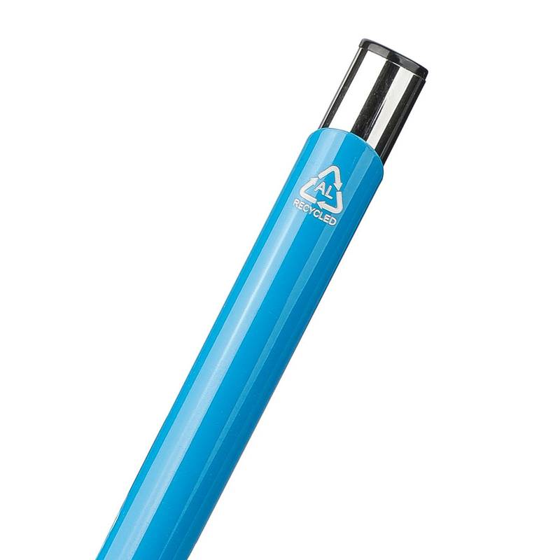 Kuličkové pero z recyklovaného hliníku Kamari, červená Kuličkové pero z recyklovaného hliníku Kamari, červená