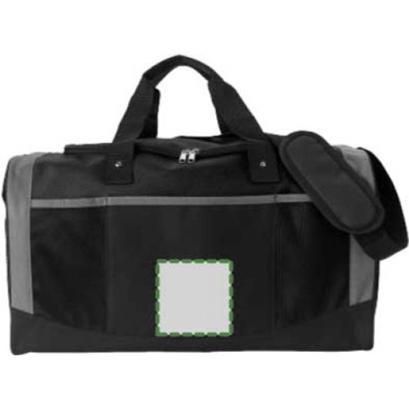 Polyesterová (600D) taška Wyatt, čierna Polyesterová (600D) taška Wyatt, čierna