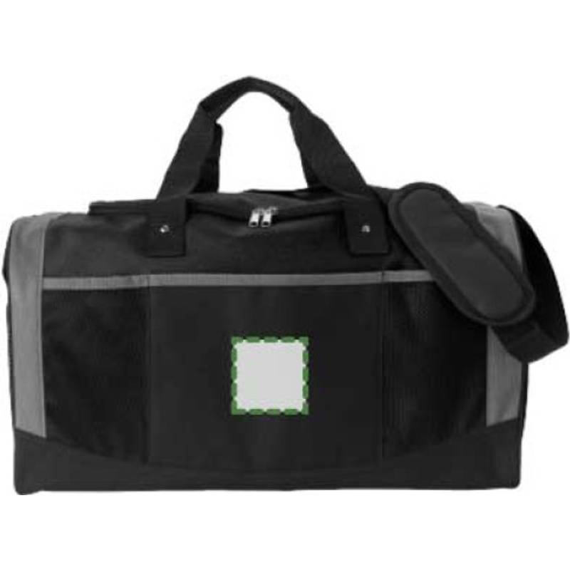 Polyesterová (600D) taška Wyatt, čierna Polyesterová (600D) taška Wyatt, čierna