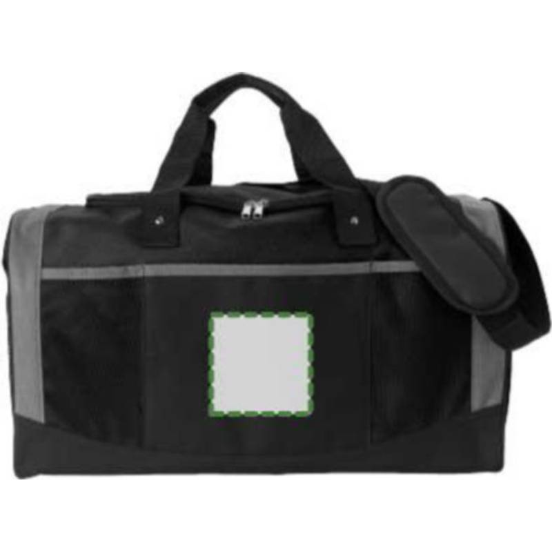 Polyesterová (600D) taška Wyatt, čierna Polyesterová (600D) taška Wyatt, čierna