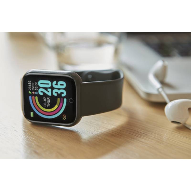 PET smart hodinky Xavier, černá PET smart hodinky Xavier, černá