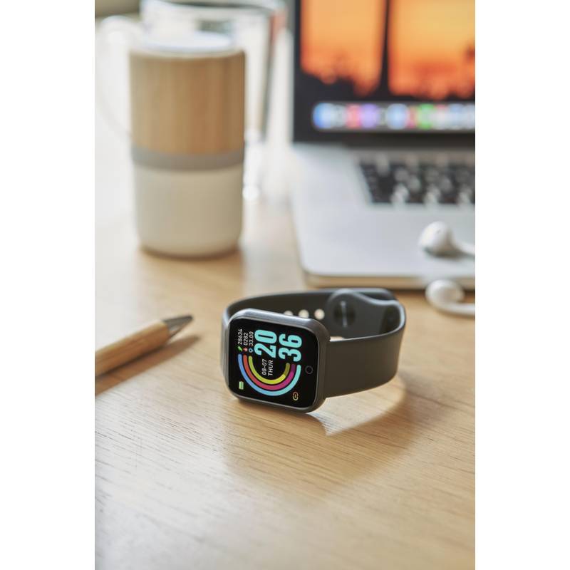 PET smart hodinky Xavier, černá PET smart hodinky Xavier, černá