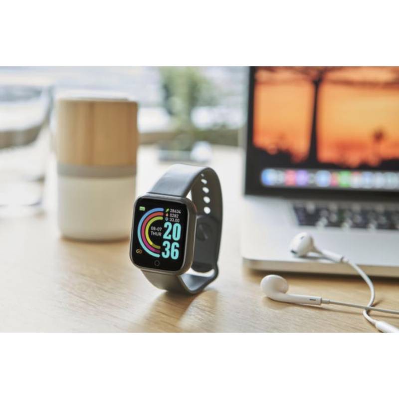 PET smart hodinky Xavier, černá PET smart hodinky Xavier, černá