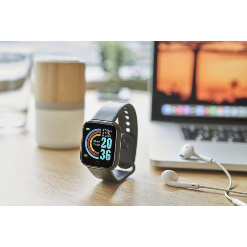 PET smart hodinky Xavier, černá PET smart hodinky Xavier, černá