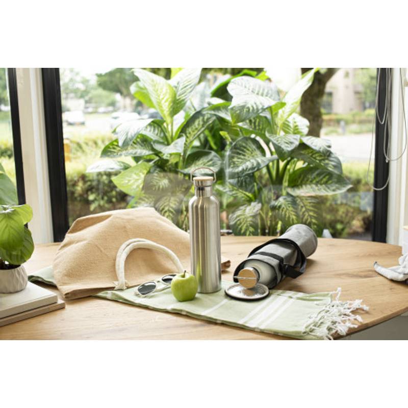 RPET (300D) polyesterová chladící taška Gael, černá RPET (300D) polyesterová chladící taška Gael, černá