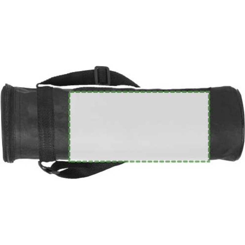 RPET (300D) polyesterová chladící taška Gael, černá RPET (300D) polyesterová chladící taška Gael, černá