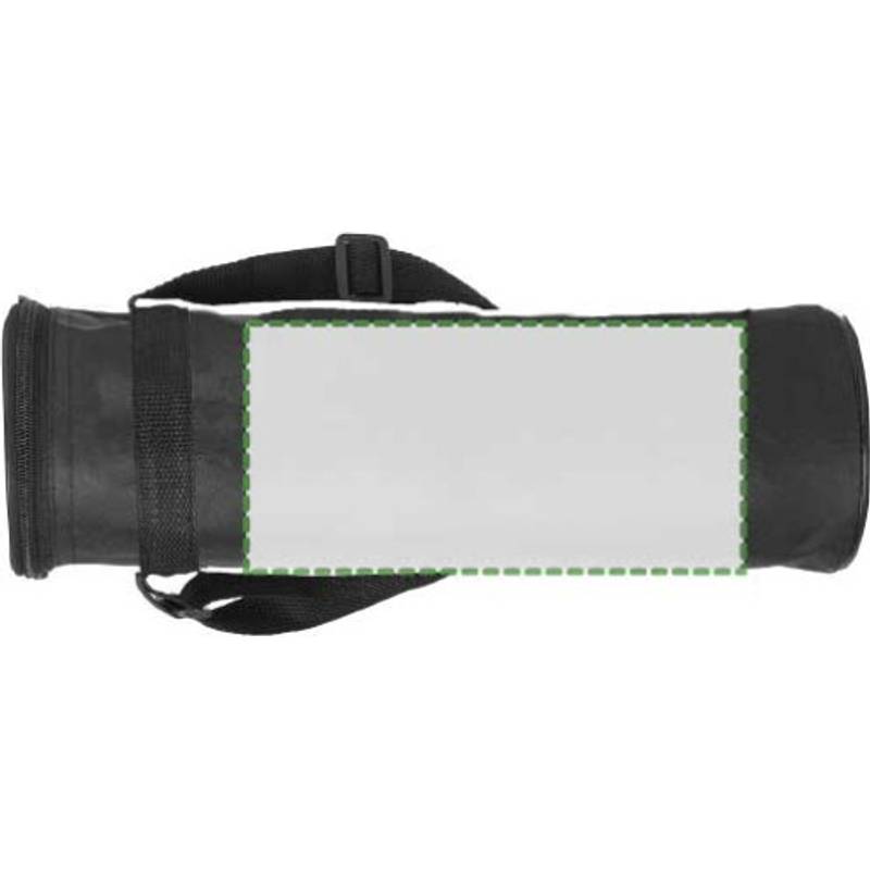 RPET (300D) polyesterová chladící taška Gael, černá RPET (300D) polyesterová chladící taška Gael, černá