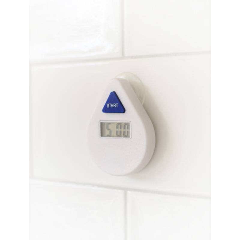 ABS digitálny časovač sprchy Kendrick, biela ABS digitálny časovač sprchy Kendrick, biela
