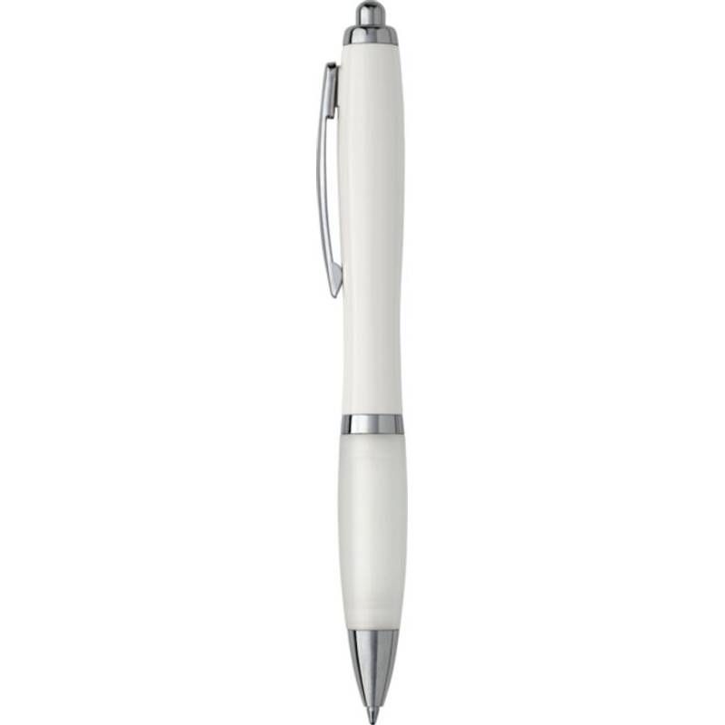 Recyklované ABS kuličkové pero Hamza, červená Recyklované ABS kuličkové pero Hamza, červená