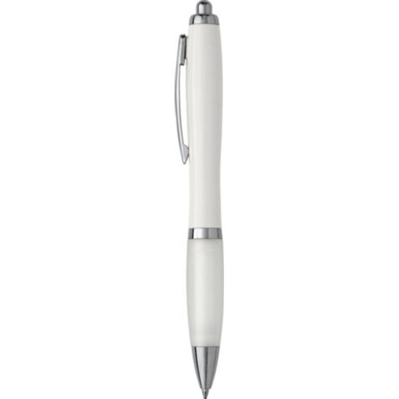 Recyklované ABS kuličkové pero Hamza, červená Recyklované ABS kuličkové pero Hamza, červená