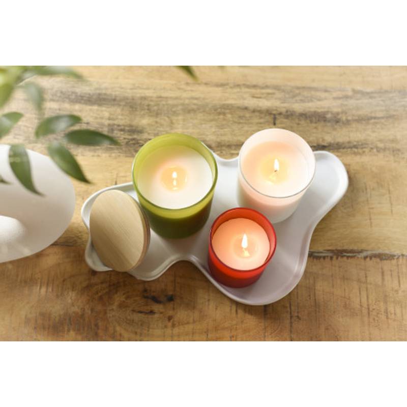 Skleněná svíčka Matouš, černá Skleněná svíčka Matouš, černá