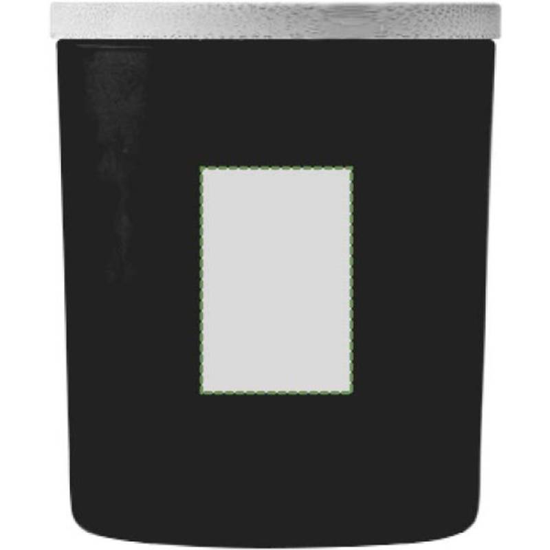 Skleněná svíčka Matouš, černá Skleněná svíčka Matouš, černá