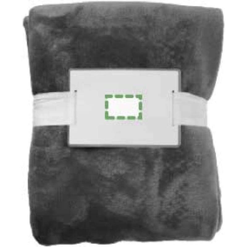 Fleecová přikrývka Sean (280 gr/m²)., šedá Fleecová přikrývka Sean (280 gr/m²)., šedá