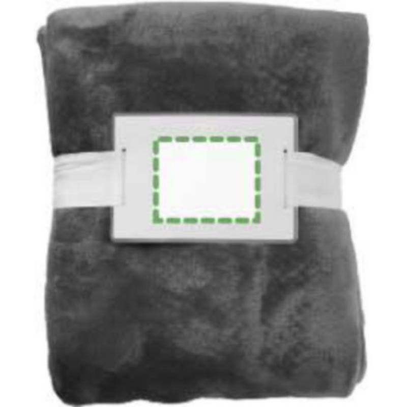 Fleecová přikrývka Sean (280 gr/m²)., šedá Fleecová přikrývka Sean (280 gr/m²)., šedá