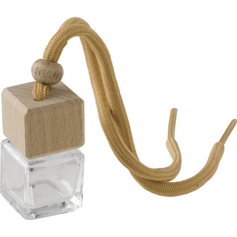 Sklenený plniteľný osviežovač do auta Roman, hnedá Sklenený plniteľný osviežovač do auta Roman, hnedá