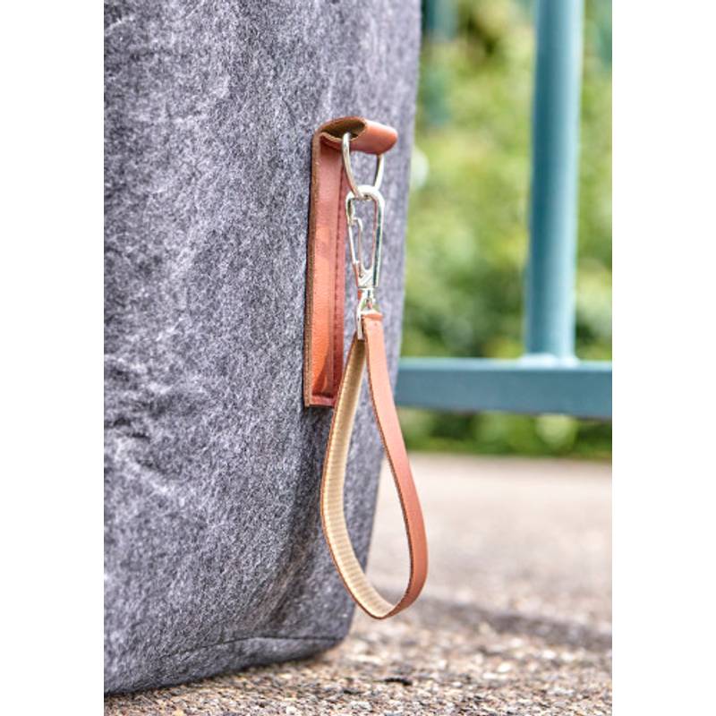 RPET plstená cestovná taška Natalie, sivá RPET plstená cestovná taška Natalie, sivá