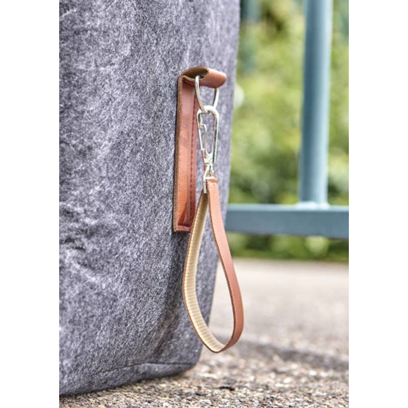 RPET plstená cestovná taška Natalie, sivá RPET plstená cestovná taška Natalie, sivá