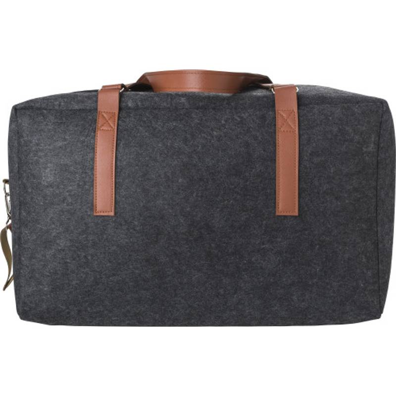 RPET plstená cestovná taška Natalie, sivá RPET plstená cestovná taška Natalie, sivá