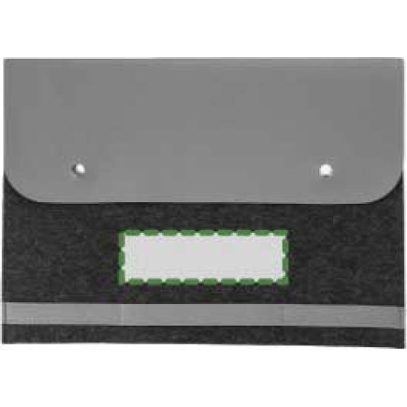 RPET plstěná kapsa na notebook Jonathan, šedá RPET plstěná kapsa na notebook Jonathan, šedá