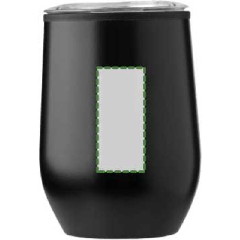 Cestovní hrnek Zoe z nerezavějící oceli, modrá námořnická Cestovní hrnek Zoe z nerezavějící oceli, modrá námořnická