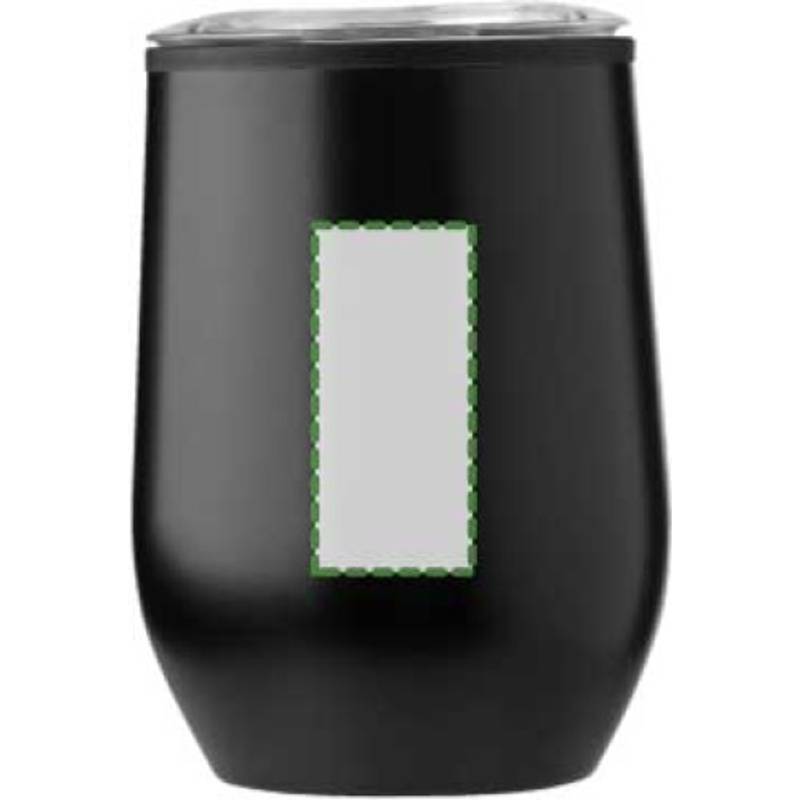 Cestovní hrnek Zoe z nerezavějící oceli, modrá námořnická Cestovní hrnek Zoe z nerezavějící oceli, modrá námořnická